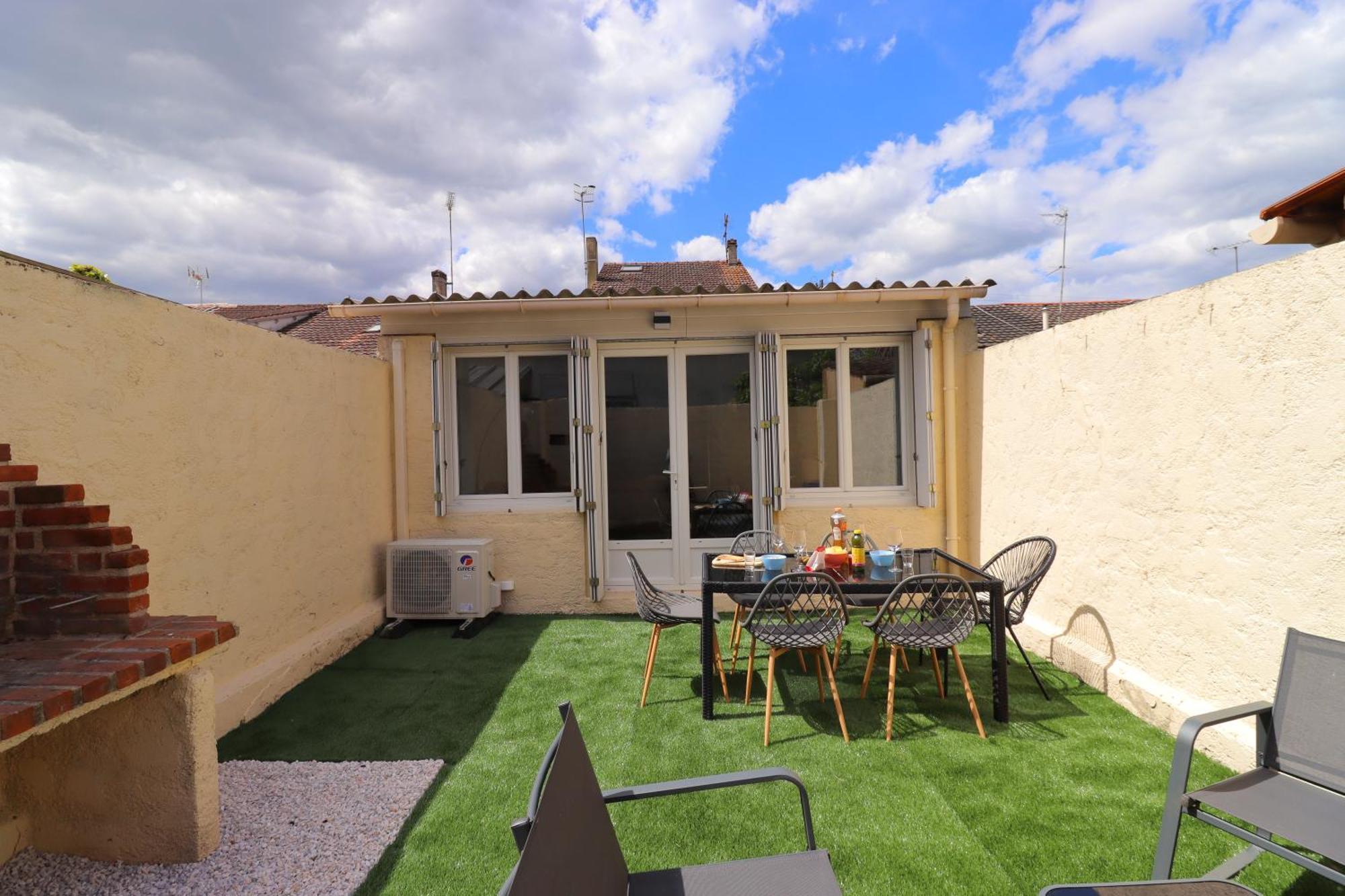 Le Patio - Spacieux T3 Avec Climatisation Et Jardin Privatif Bergerac Exteriör bild