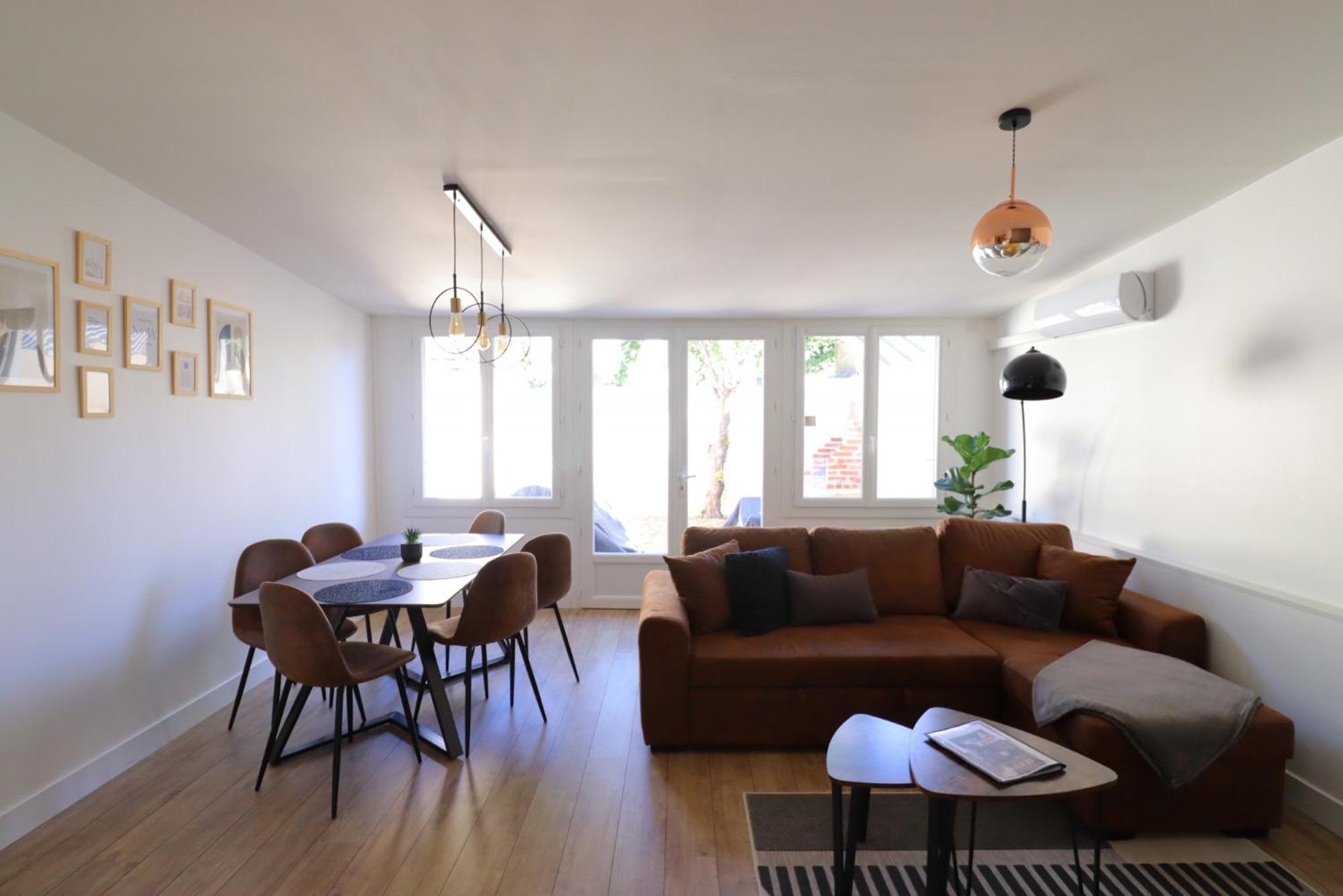 Le Patio - Spacieux T3 Avec Climatisation Et Jardin Privatif Bergerac Rum bild