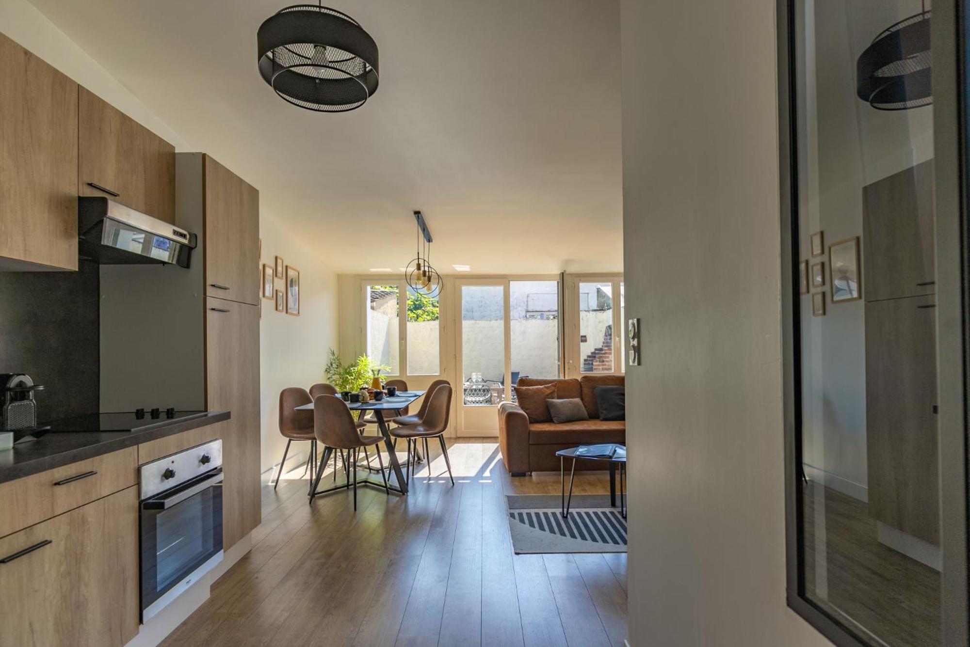 Le Patio - Spacieux T3 Avec Climatisation Et Jardin Privatif Bergerac Exteriör bild