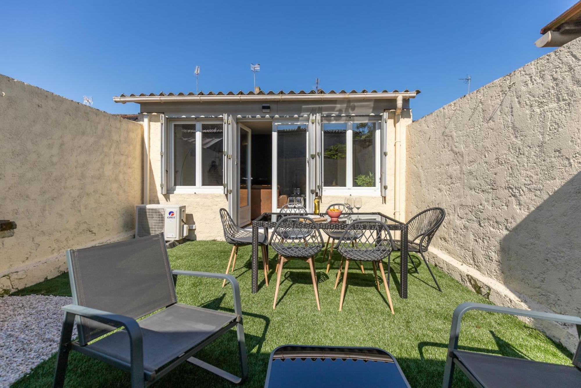 Le Patio - Spacieux T3 Avec Climatisation Et Jardin Privatif Bergerac Exteriör bild