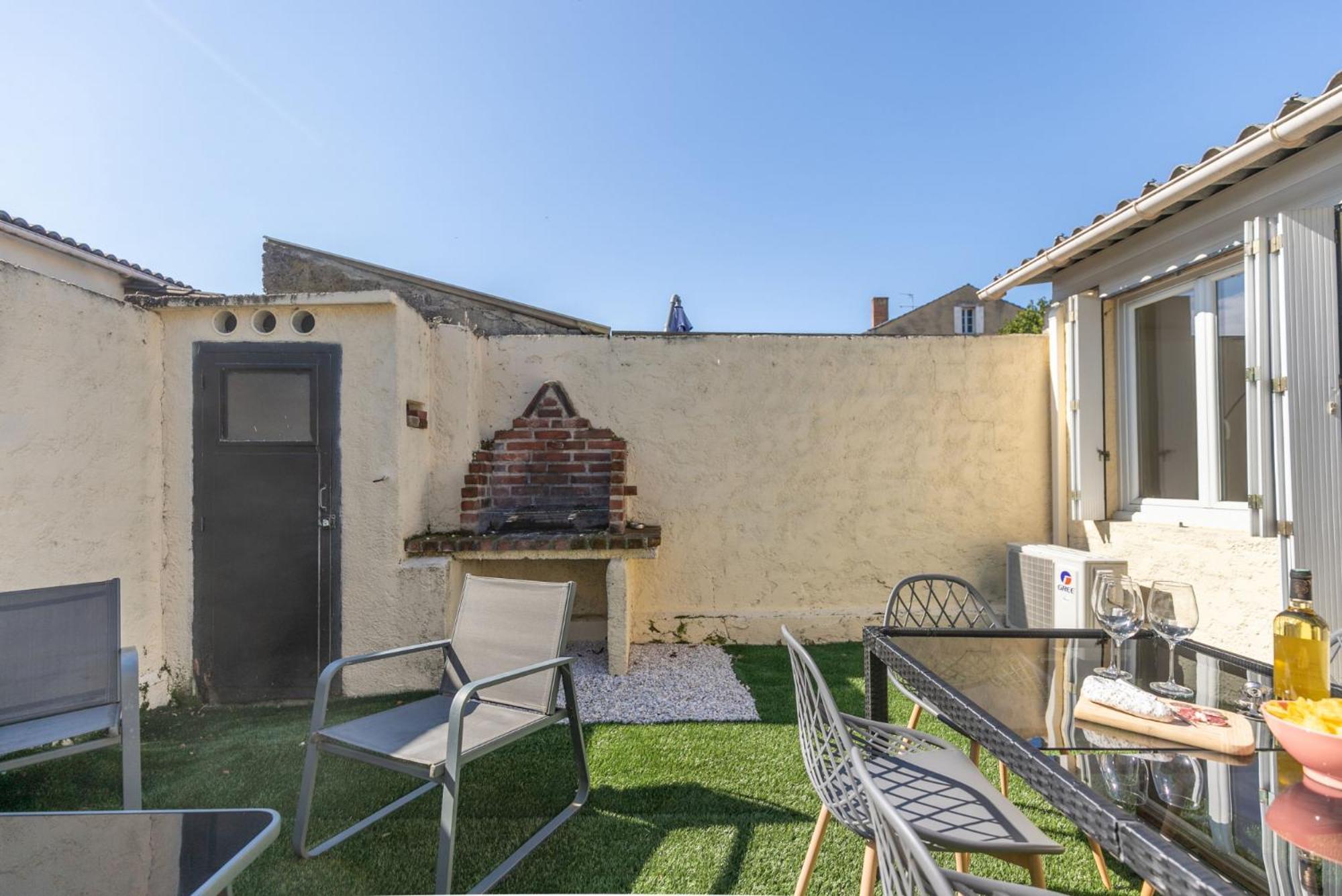 Le Patio - Spacieux T3 Avec Climatisation Et Jardin Privatif Bergerac Exteriör bild